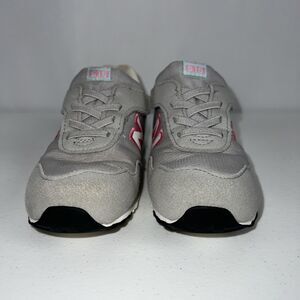 New Balance 515 Unisex Kids Gray/Pink Hook & Loop Sneakers US 8.5